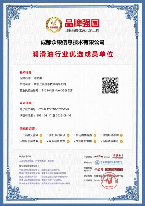 淘油集入選“品牌強國”示范工程成員單位 引領經濟信息咨詢新風向
